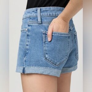 Paige Jimmy Jimmy Cuffed Denim Shorts – Size 30 EUC